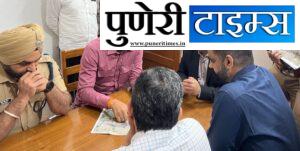 अधिकाऱ्यांसोबत चर्चा करताना आमदार राहुल कुल